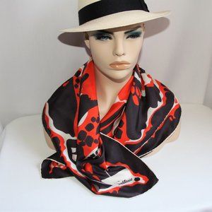 Vintage Salterio Bright Abstract Silk Milano Scarf